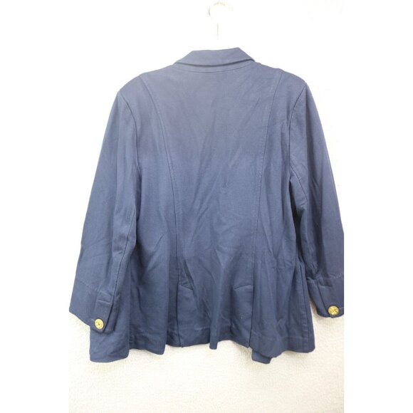 Cabi Navy Blue Nautical Blazer-Size 10-Pockets-Preppy - Picture 9 of 11